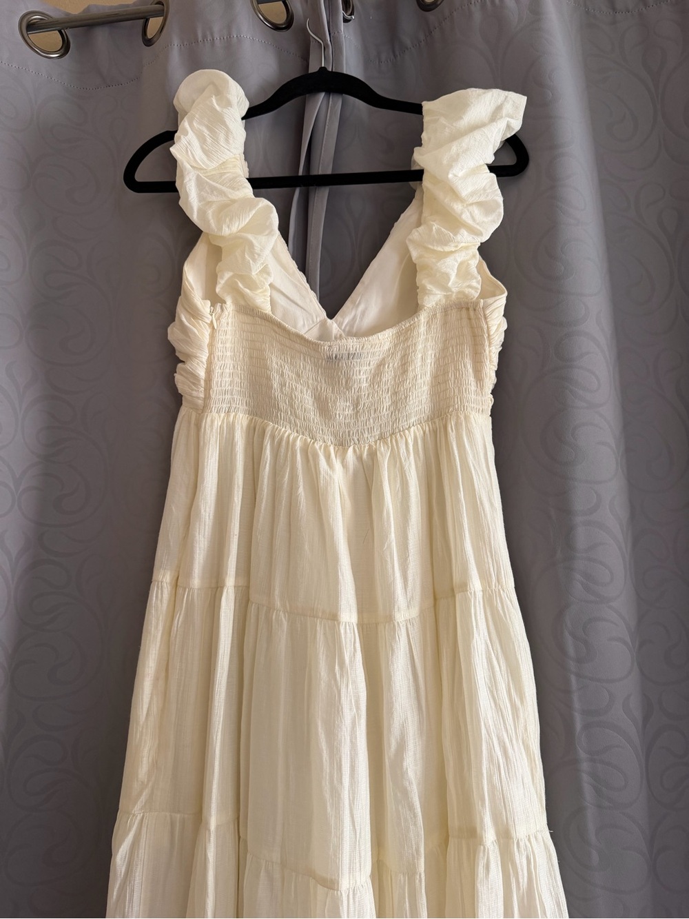 Worth Collective Katy Maxi Dress Cream - Picture 5 of 11